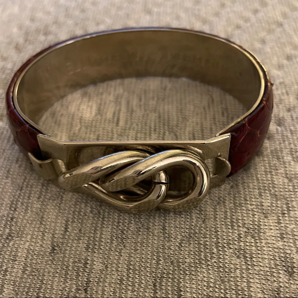 Mannelli Florence Snakeskin Bracelet.